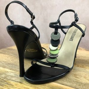 Colin Stuart Stiletto Sandal Black Size 7